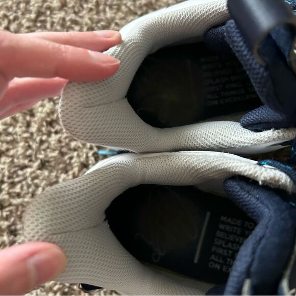 Under Armour Team Curry Flow 9 Basketball Shoes Navy/White Size Men's 7 W 8.5 - Picture 12 of 13